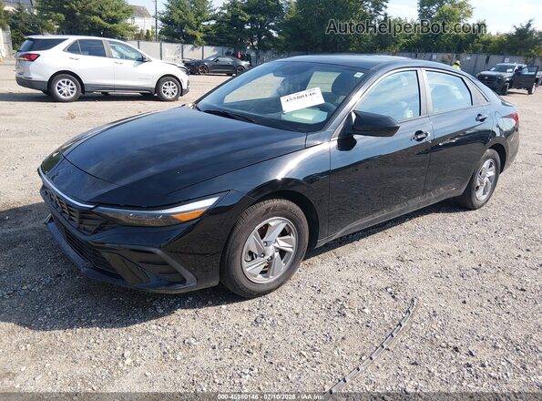 KMHLL4DG1RU686943 2024 HYUNDAI ELANTRA Black Առջևի ձախ երեք քառորդ տեսարան