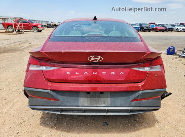KMHLL4DG1RU828241 2024 HYUNDAI ELANTRA Red Вид ззаду