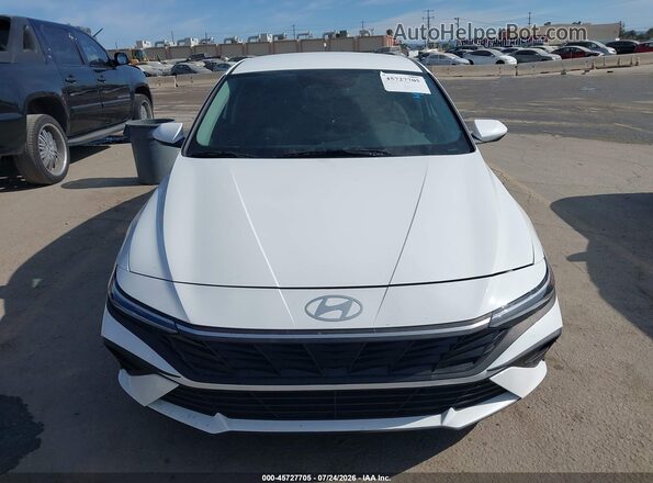 KMHLL4DG1SU009493 2025 HYUNDAI ELANTRA White Вид щитка приладів