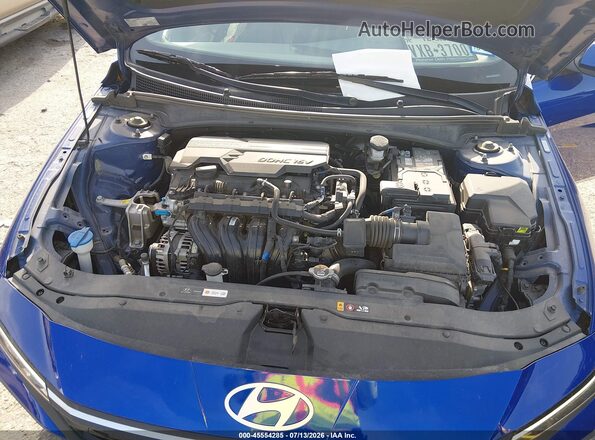 KMHLL4DG1SU853727 2025 HYUNDAI ELANTRA Синий Вид сзади