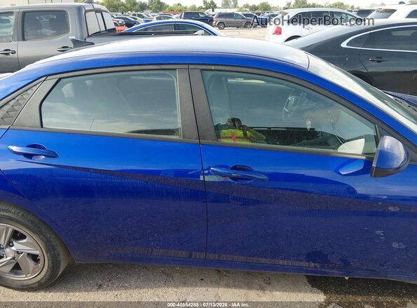 KMHLL4DG1SU853727 2025 HYUNDAI ELANTRA Синий Панорамный вид салона 360°