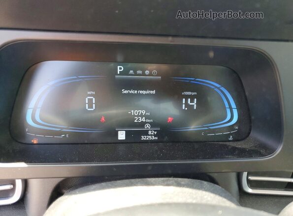 KMHLL4DG1SU892947 2025 HYUNDAI ELANTRA Черный Вид щитка приборов