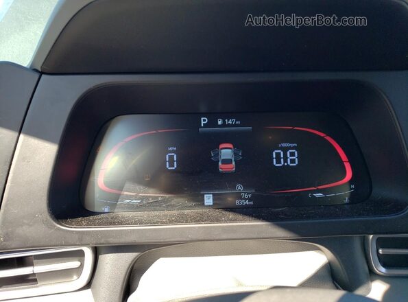 KMHLL4DG1SU971356 2025 HYUNDAI ELANTRA Gray ხელსაწყოთა პანელის ხედი
