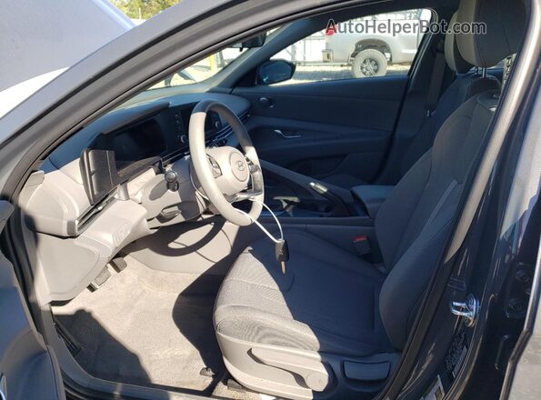 KMHLL4DG1SU971356 2025 HYUNDAI ELANTRA Gray წინა სალონის ხედი