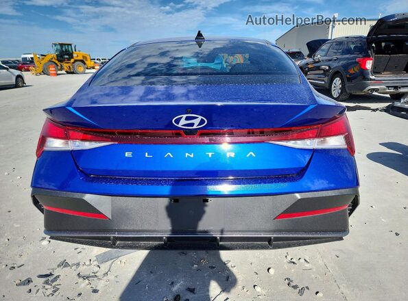 KMHLL4DG2RU744543 2024 HYUNDAI ELANTRA Синий Вид сзади