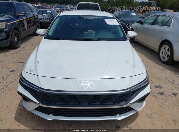 KMHLL4DG2SU060131 2025 HYUNDAI ELANTRA White Widok zestawu wskaźników
