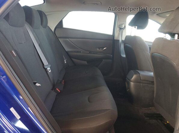 KMHLL4DG2SU987663 2025 HYUNDAI ELANTRA Blue Հետևի նստատեղերի տեսք