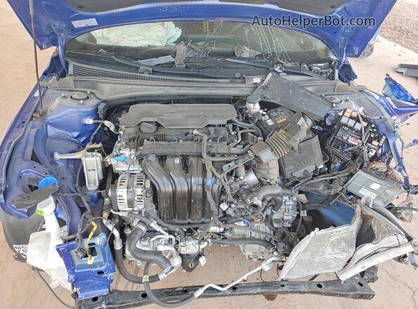 KMHLL4DG2SU987663 2025 HYUNDAI ELANTRA Blue Սալոնի հետևի տեսք