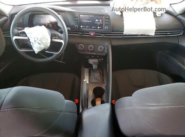 KMHLL4DG2SU987663 2025 HYUNDAI ELANTRA Blue Առջևի վահանակի տեսք