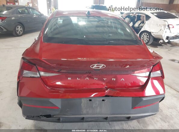 KMHLL4DG2SU990644 2025 HYUNDAI ELANTRA Red Widok z przodu