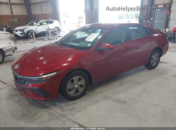 KMHLL4DG2SU990644 2025 HYUNDAI ELANTRA Red Przód lewy