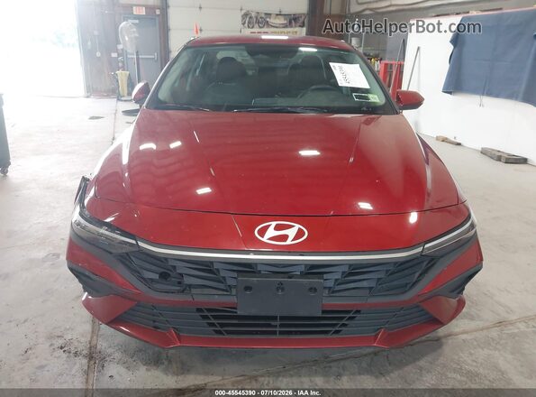 KMHLL4DG2SU990644 2025 HYUNDAI ELANTRA Red Widok zestawu wskaźników