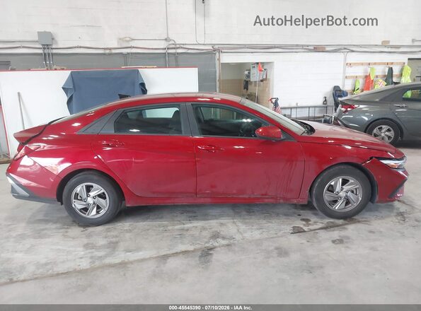 KMHLL4DG2SU990644 2025 HYUNDAI ELANTRA Red Widok wnętrza z tyłu