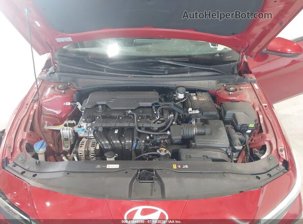 KMHLL4DG2SU990644 2025 HYUNDAI ELANTRA Red Widok z tyłu