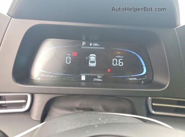 KMHLL4DG3RU779107 2024 HYUNDAI ELANTRA White Սարքավորումների վահանակի տեսք