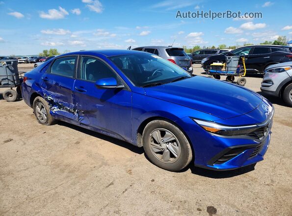 KMHLL4DG3SU052653 2025 HYUNDAI ELANTRA Blue Przód prawy