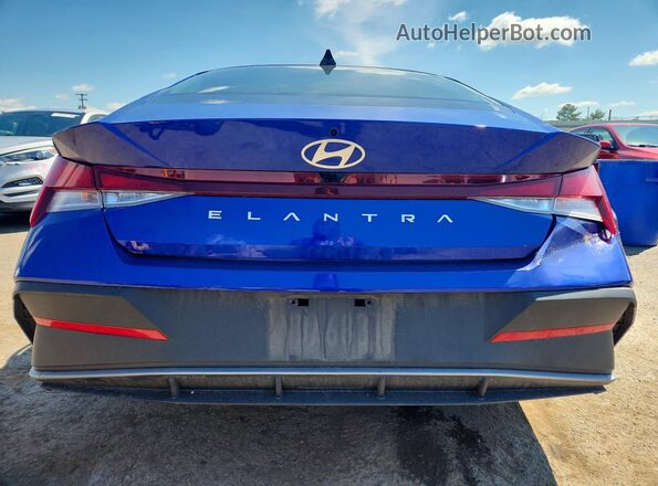 KMHLL4DG3SU052653 2025 HYUNDAI ELANTRA Blue Widok z tyłu