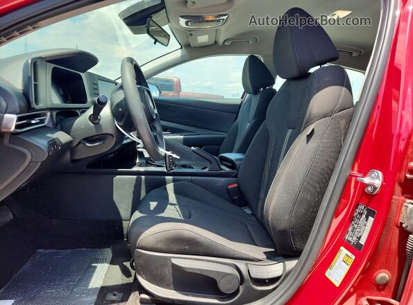 KMHLL4DG3SU954445 2025 HYUNDAI ELANTRA Red წინა სალონის ხედი