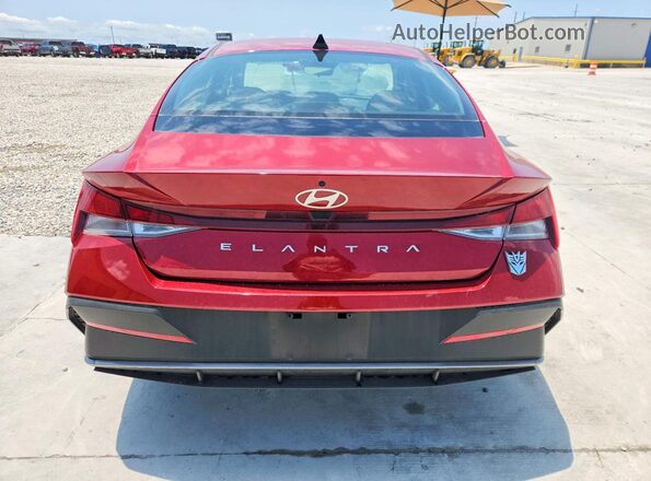 KMHLL4DG3SU954445 2025 HYUNDAI ELANTRA Red უკანა ხედი
