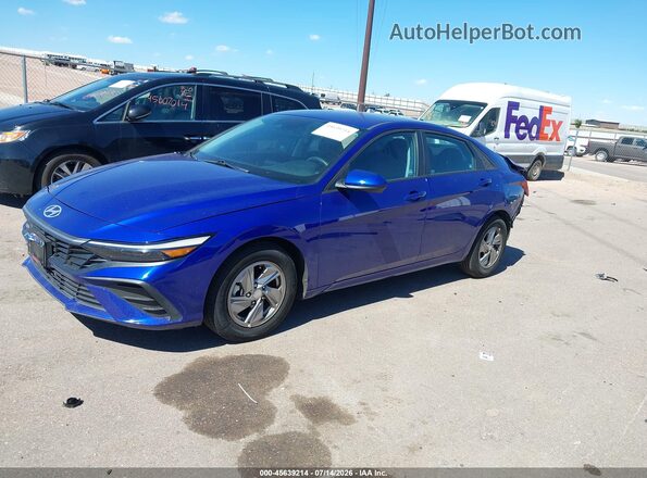 KMHLL4DG4RU702682 2024 HYUNDAI ELANTRA Синий Передняя левая четверть