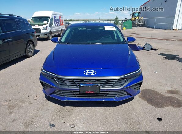 KMHLL4DG4RU702682 2024 HYUNDAI ELANTRA Синий Вид задней части салона