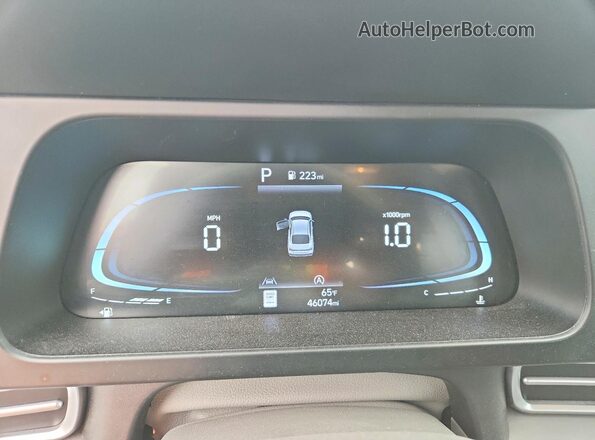 KMHLL4DG4RU743197 2024 HYUNDAI ELANTRA Black ხელსაწყოთა პანელის ხედი