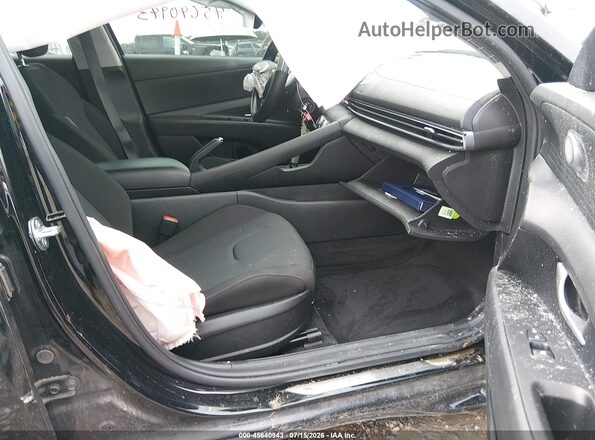 KMHLL4DG4RU790861 2024 HYUNDAI ELANTRA Black Widok wnętrza z przodu