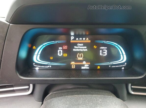 KMHLL4DG4SU010072 2025 HYUNDAI ELANTRA Gray Vista del cuadro de instrumentos
