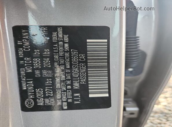 KMHLL4DG4SU086097 2025 HYUNDAI ELANTRA Желто-коричневый Вид подкапотного пространства