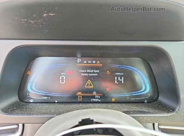 KMHLL4DG4SU859327 2025 HYUNDAI ELANTRA Gray Սարքավորումների վահանակի տեսք