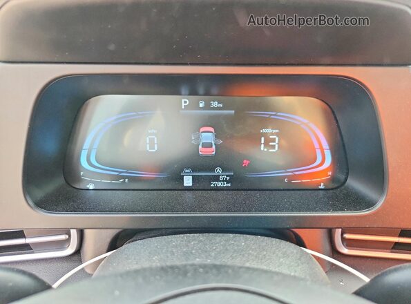 KMHLL4DG4SU894093 2025 HYUNDAI ELANTRA Black Вид щитка приладів