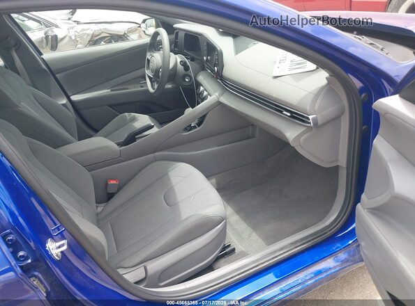KMHLL4DG4TU156103 2026 HYUNDAI ELANTRA Синий Вид салона спереди