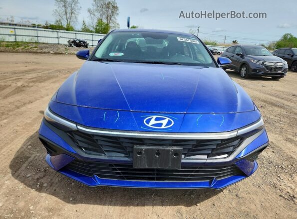 KMHLL4DG5SU030072 2025 HYUNDAI ELANTRA Синий Вид спереди