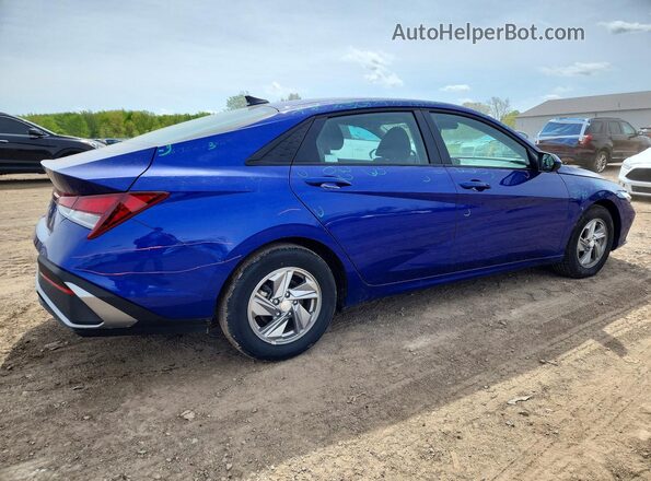 KMHLL4DG5SU030072 2025 HYUNDAI ELANTRA Синий Задняя правая четверть