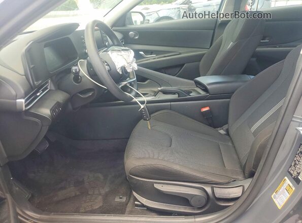KMHLL4DG5SU034140 2025 HYUNDAI ELANTRA Серый Вид салона спереди