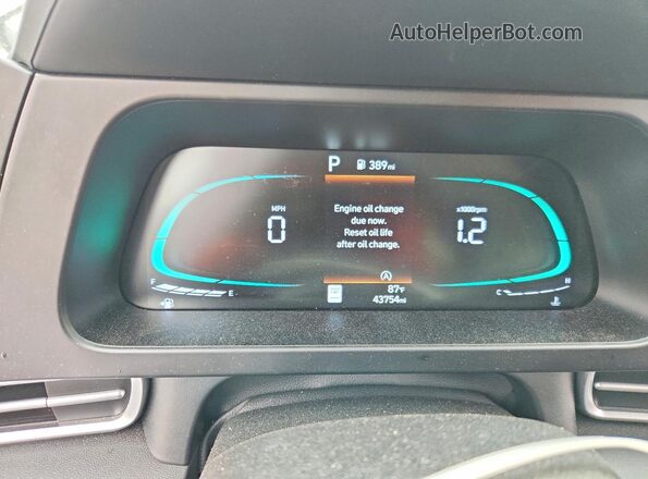 KMHLL4DG5SU035255 2025 HYUNDAI ELANTRA Gray Widok zestawu wskaźników