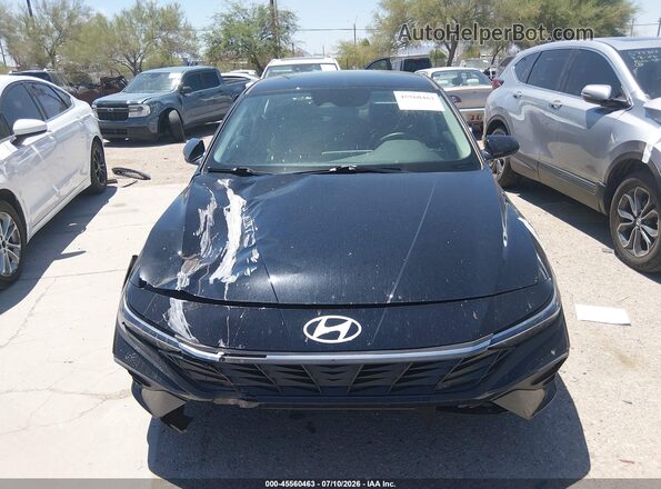 KMHLL4DG5SU988032 2025 HYUNDAI ELANTRA Black წინა პანელის ხედი