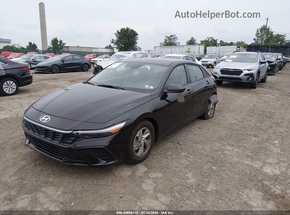 KMHLL4DG5TU131002 2026 HYUNDAI ELANTRA Black Առջևի ձախ երեք քառորդ տեսարան