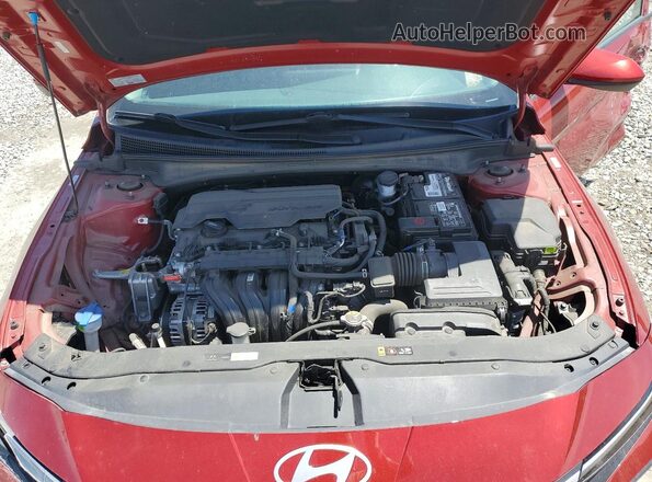 KMHLL4DG7RU658564 2024 HYUNDAI ELANTRA Red Вид задньої частини салону