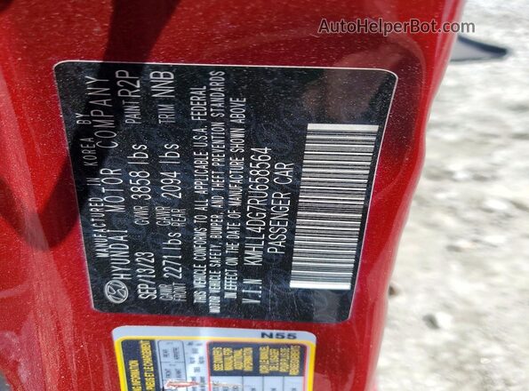 KMHLL4DG7RU658564 2024 HYUNDAI ELANTRA Red Вид підкапотного простору