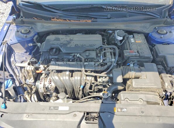 KMHLL4DG7RU722490 2024 HYUNDAI ELANTRA Синий Вид задней части салона