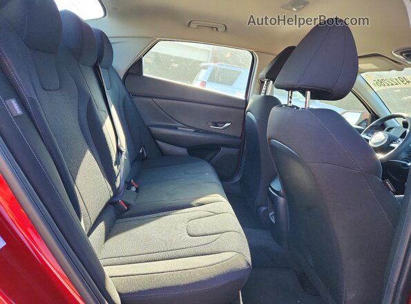 KMHLL4DG7SU001995 2025 HYUNDAI ELANTRA Red Вид задніх сидінь