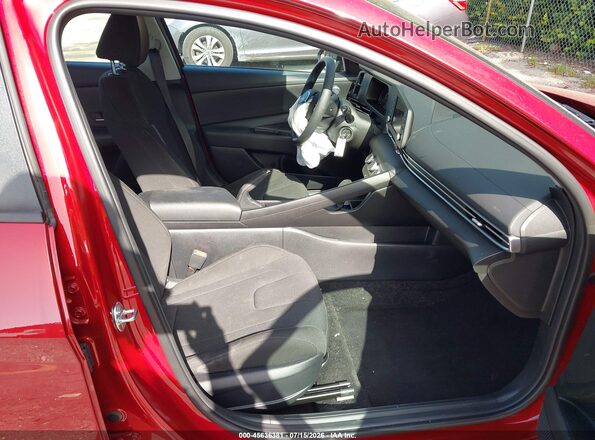 KMHLL4DG7SU009112 2025 HYUNDAI ELANTRA Red Front interior view
