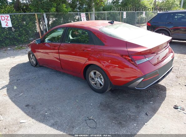 KMHLL4DG7SU009112 2025 HYUNDAI ELANTRA Red Rear left