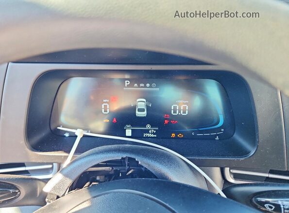 KMHLL4DG7SU037816 2025 HYUNDAI ELANTRA Blue ხელსაწყოთა პანელის ხედი