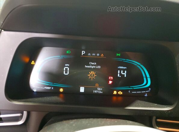 KMHLL4DG8RU654877 2024 HYUNDAI ELANTRA White Vista del cuadro de instrumentos