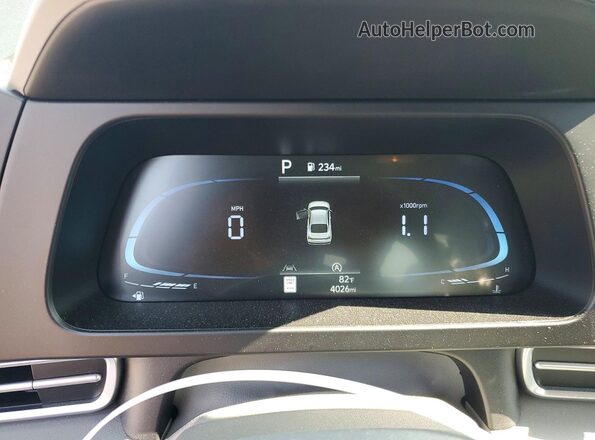 KMHLL4DG8RU782276 2024 HYUNDAI ELANTRA Black Instrument cluster view