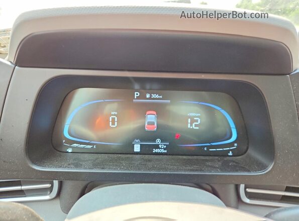 KMHLL4DG8SU853014 2025 HYUNDAI ELANTRA Silver Вид щитка приладів