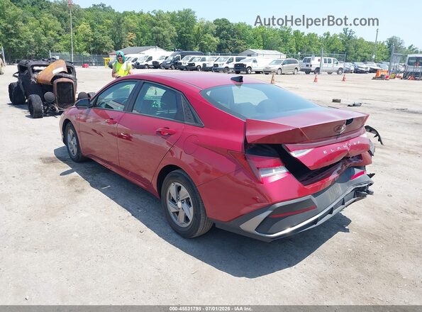 KMHLL4DG8SU856818 2025 HYUNDAI ELANTRA Красный Задняя левая четверть
