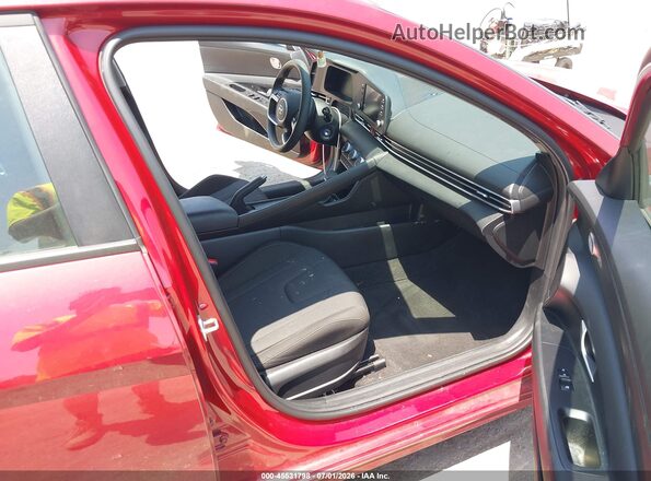 KMHLL4DG8SU856818 2025 HYUNDAI ELANTRA Красный Вид салона спереди